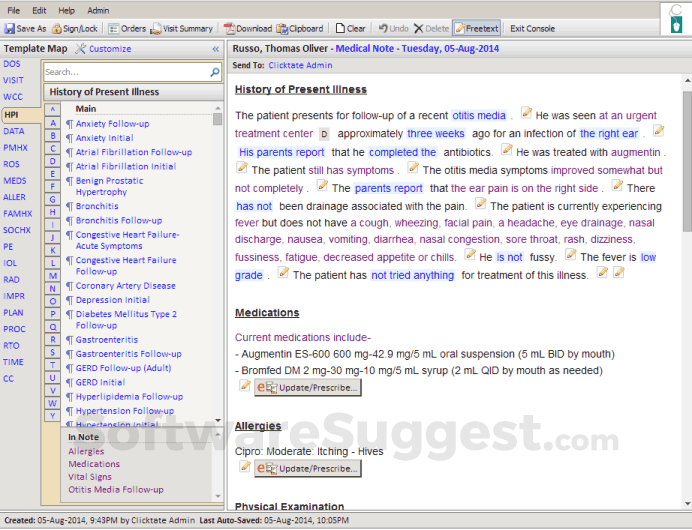 Clicktate Small Screenshot 2